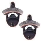 Vintage Copper Bottle Cap Opener Wall Mount  Retro Beer Bottle Opener W  Screws