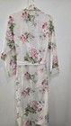 Vintage Victoria Secret Gold Label Pink Roses Cottagecore Robe Cotton  Large