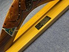 Murra Wolka Creations Wood Australia Aboriginal Art Boomerang Kangaroo Vtg