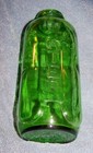 Vintage Green Square Juice water Refrigerator Glass Bottle-lot 17-owens-illinois