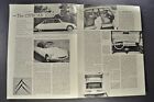 1960 Citroen Id19 Sedan Road Test Brochure Folder Nice Original 60