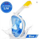 Full Face Snorkel Mask Anti-fog 180   View Scuba Diving Swimming Mask Kids Adults