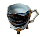 Muncie  Indiana In Antique Iut Station Souvenir China Sugar Bowl Trinket