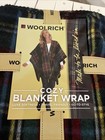 Woolrich New Black Red Blue Green Plaid Blanket Wrap Soft Travel Shawl One Size