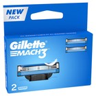 Gillette Mach 3 Manual Shaving Razor Blades - 2s Pack  cartridge -