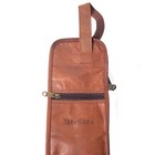 Handcrafted Leather Drumstick Bag Pro Drummer Gig Drum Stick Case Heavy Duty
