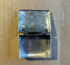 Vintage Hopi Sterling Silver Pill Box With Overlay Native American Handmade