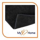 16 X 16 Black Microfiber Towel By Myxohome