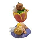 Hallmark Keepsake Qhg1201 Baby Fairy Messenger Series Pansy   Tulip  2 Pcs 