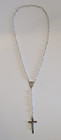 Vintage Sterling Silver Crucifix Jesus Beaded Rosary A g  Inc