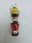 New Vintage Rare Disney Pinocchio Hand Blown Mercury Glass Christmas Ornament