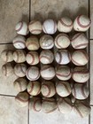 32 Used Leather Baseballs Rawlings Wilson Diamond Etc Practice Shag Pitching
