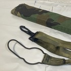 1990   s Us Army Military Woodland Camo Padded Carry Strap Sling 81 Mm Mortar Nos
