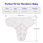 Newborn Swaddle Sleep Sack Soft Cotton Adjustable Wrap For Comfortable Sleep