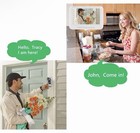 Video Intercom System  7 Inche Monitor Wired Video Door Doorbell Kit  Outdoor   