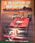 Vintage 1987 Budweiser Beer Bud 1 Cart Ppg Race Car Poster     Bobby Rahal 14x18 