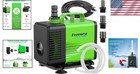 Adjustable 150w Pond Pump - 1350gph Ultra Quiet For Fish Tanks   Hydroponics