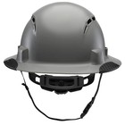 Lift Safety Idax Full Brim - Vented Hard Hat  Gray