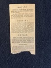 1954 World Series Ticket Stub Game  2 Willie Mays New York Giants Hof Mvp