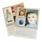 Vintage Columbian Doll Faces History Article 5 Pages With Photos