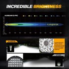Auxbeam 9  Led Auxiliary Driving Lights Pods Work Light Bar 4pcs Covers Shield