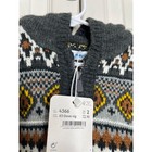 New Mayoral Knit Hooded Zip Up Sweater Size 2 Years Gray Brown 