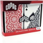 Copag 100  Plastic Playing Cards   Bridge Size   Black red   Sealed In Case