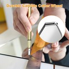 Diamond Tip Glass Cutter  Tungsten Carbide Blade 3mm-15mm Precision Cutting Tool