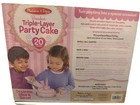 Melissa   Doug Triple-layer Party Cake Wooden Play Food Set - Birthday Cake Nib
