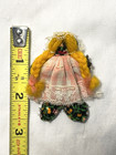 Vintage Handmade Dollhouse Miniature Rag Doll Girl