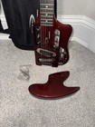 Traveler Guitar Speedster Red W  Bag  Repaired Armrest Read Description Tested