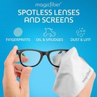 Magicfiber Microfiber Cleaning Cloth  Glasses Cleaner  Eyeglass Wipes  6pk