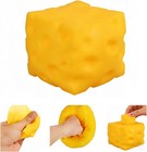 Squishy Cheese Block  Stress Relief Squeeze Toy Gifts  cyber Deal us