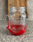 Maker s Mark mason Jar dipped Wax glass