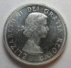 1964 Canada Silver Dollar Coin 80    1216k 