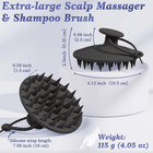 Manmihealth Silicone Back Scrubber   Soft Bath Glove  Silicone Scalp Massager Se