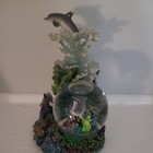 Sankyo Musical Dolphin Water Globe Snow Globe Glitter Sparkle Classic Treasures