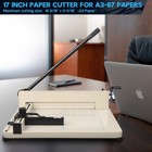17    Blade A3 Large Paper Cutter Guillotine 400 Sheets Cutting Craft Trimmer