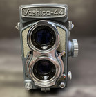 Yashica-44 Twin Lens Film Camera Gray Rare Set From Japan
