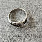 Vintage Sterling Buckle Ring Size 7