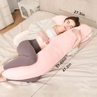 Pregnancy Pillow G-shaped Full Body Maternity Pillow Ultra-soft