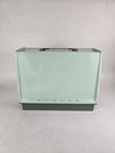 Vintage Singer 327k Turquoise Blue Sewing Machine W case   Pedal Great Britain 