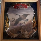 Old Milwaukee Wildlife Series Flying Geese Beer Mirror Wood Frame
