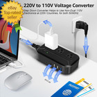 Voltage Converter 2300w Power Step Down 220v To 110v Universal Travel Adapter
