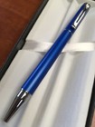 Sheaffer 200 Matte Metallic Blue Ballpoint Pen