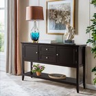 Brown Wooden Storage Cabinet Dining China Hutch Sideboard Cupboard Buffet Server