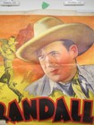 Original Theater Release Poster 1940 Wild Horse Range Jack Randall 27x41 Rolled