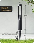 Edishine Low Voltage Landscape Lighting 12-24v 2w 150lm 3000k Outdoor  12 Pack