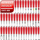 Terminal Removal Tool Kit - 41pcs Electrical Pin Removal Tools Automotive Red