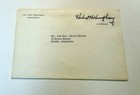 Vtg 1966 Hubert H Humphrey Signed Vice President Letter   Envelope Duluth Mn  